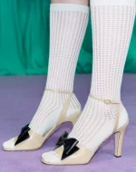 Valentino Bowow Sandal In Kidskin 95Mm - Image 7